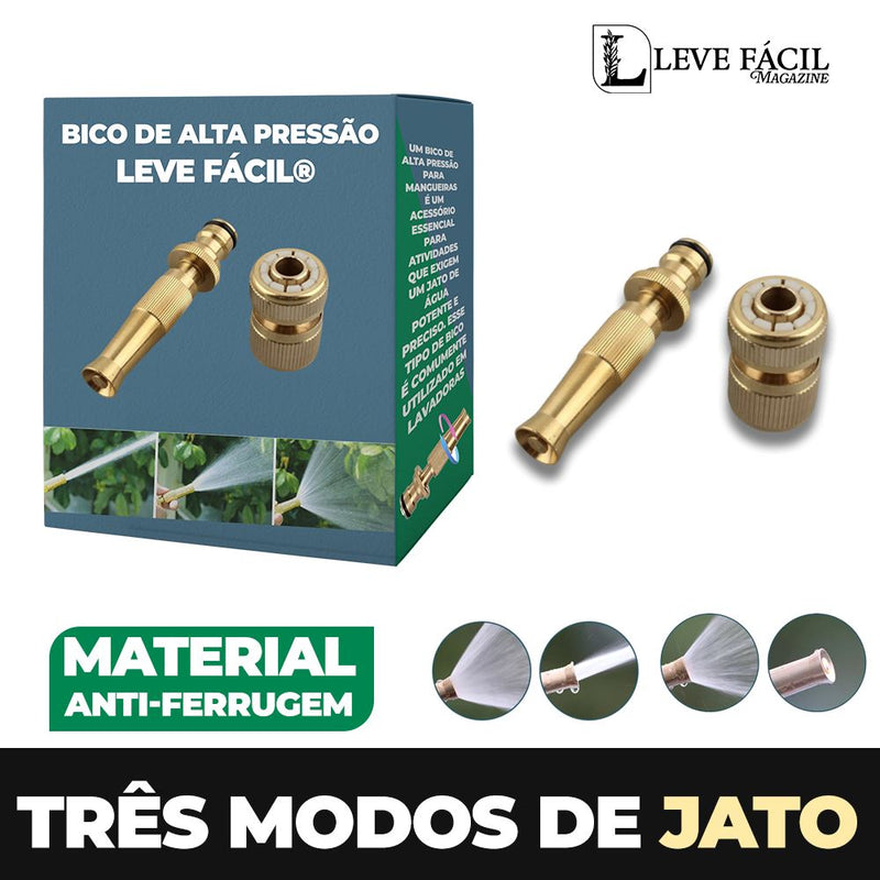 Bico de Alta Pressão Leve Fácil® - Três Níveis de Jato (LEVE 2 E ECONOMIZE) Jardinagem Direct Ofertas 