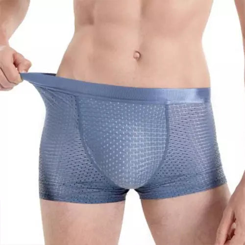 Cueca masculina respirável seda gelada [COMPRE 1 LEVE 2] Cueca masculina respirável de seda gelada que aumenta bunda - Men's Secret Direct Ofertas 