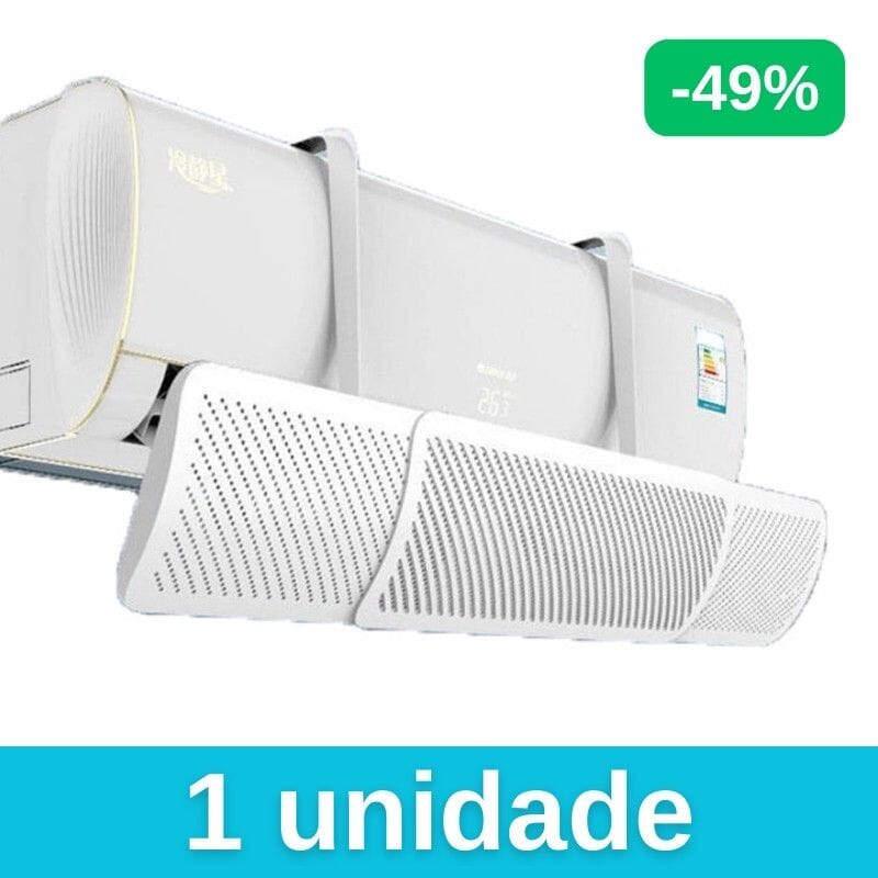 Defletor de Ar Condicionado Ajustável - Tora Design CC51 Direct Ofertas 01 unidade 