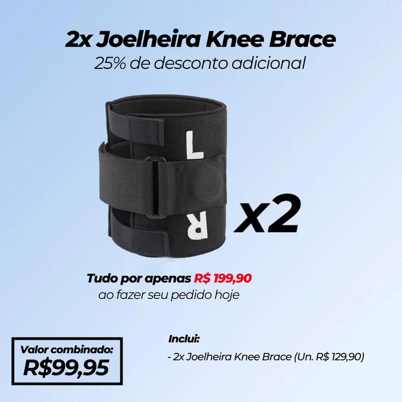 Joelheira Atualizada Knee Brace dorOut™ Direct Ofertas 2 unidades (60% OFF) 