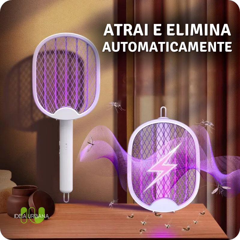Raquete Mata-Mosquito MaxBOlt™ - Com Ions de Atração [Queima de Estoque] 0 Direct Ofertas 