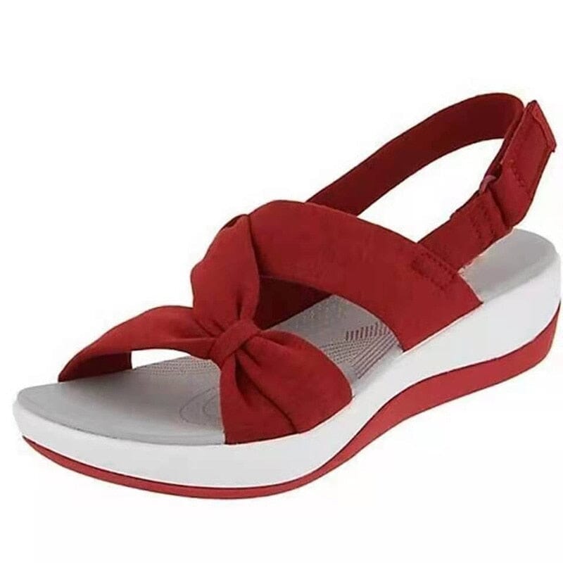 Sandália Confortável Benetto [FRETE GRÁTIS] Sandália 01 Direct Ofertas Vermelho 33 