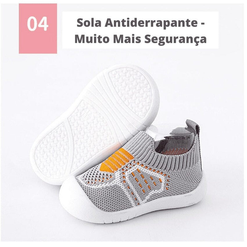 Sapatinho Meia Infantil Respirável Em Malha SUMMER SPORT- Confortável, Respirável, Antiderrapante 0-4 Anos Sapatinho Meia Infantil Respirável Em Malha SUMMER SPORT- Confortável, Respirável, Antiderrapante 0-4 Anos Direct Ofertas 