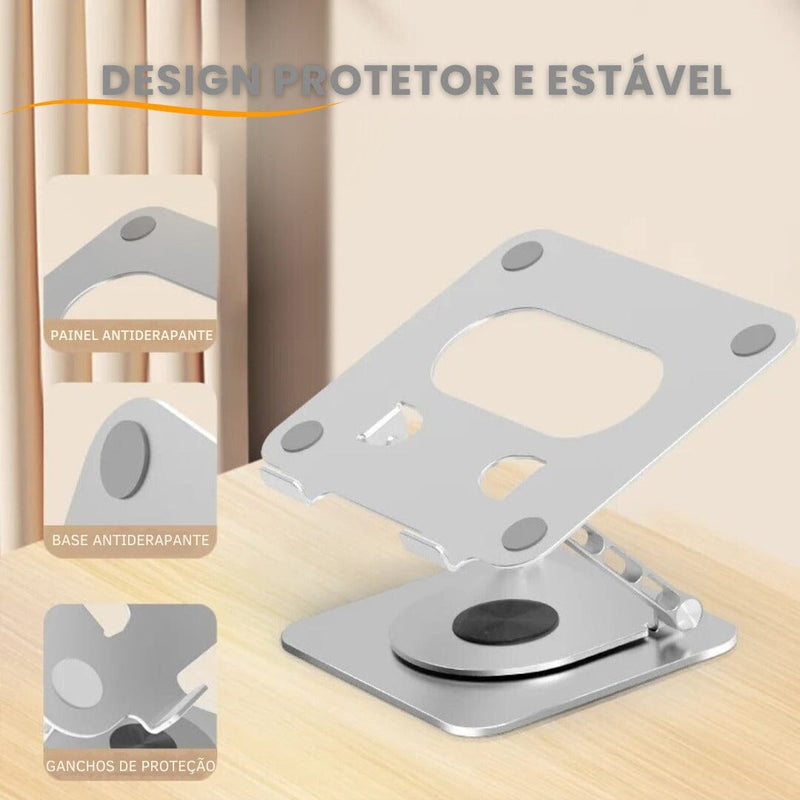 Suporte Giratório SpinFlex 360º para Notebook - Direct Ofertas