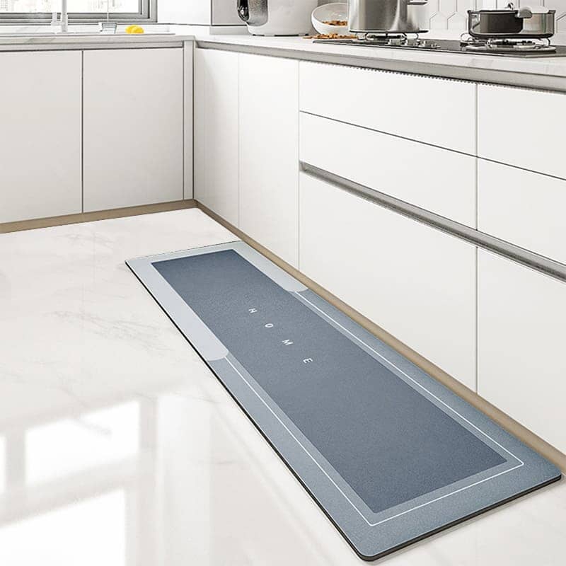 Tapete para Cozinha Antiderrapante Absorvente Premium Polihousi Tapete para Cozinha Antiderrapante Absorvente Premium Polihousi Direct Ofertas Azul 40X80cm 