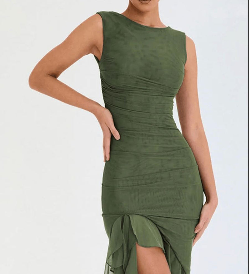 Vestido Anny | Frete Grátis Direct Ofertas Verde P (34 - 38) 